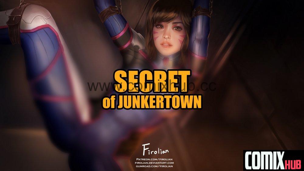 Порно комикс по игре Овервотч. D.Va - Secret of Junkertown Порно комиксы, Большие члены, Насилие